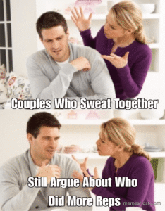 couple argue together