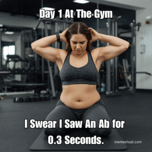 day 1 at gym meme