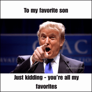 Donald trump pointing finger