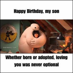 cartoon character hugging