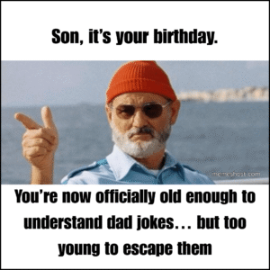 Bill Murray at sea pointing finger.