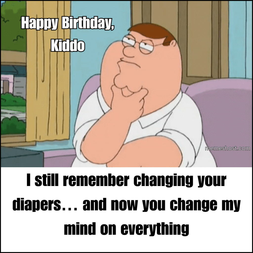 Peter Griffin sitting