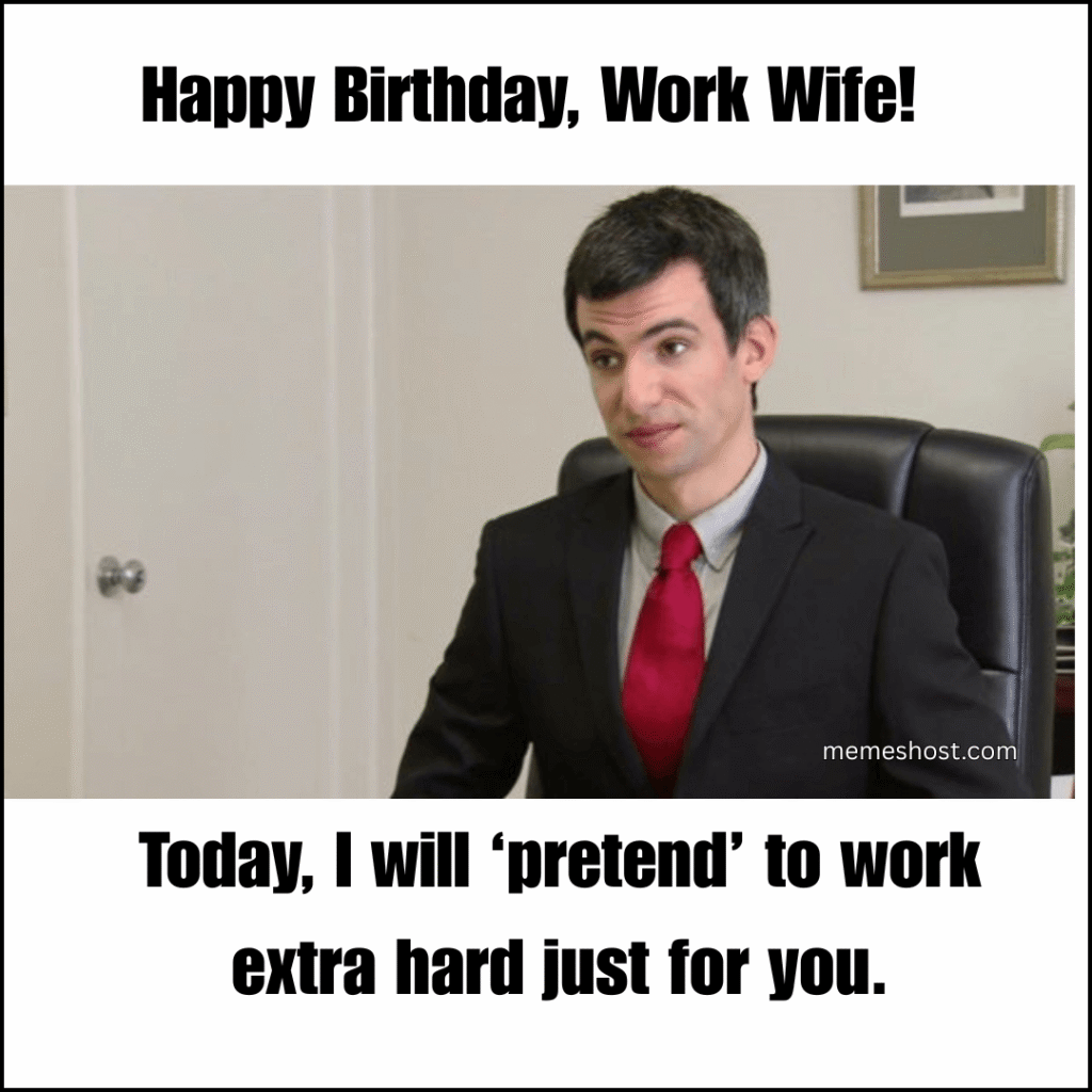 Happy Birthday Working Wife