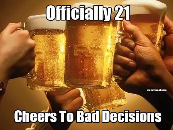 21st Birthday Memes