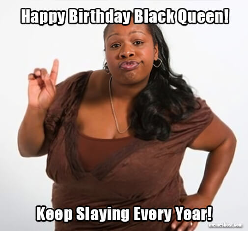 Happy Birthday Black Sister Meme