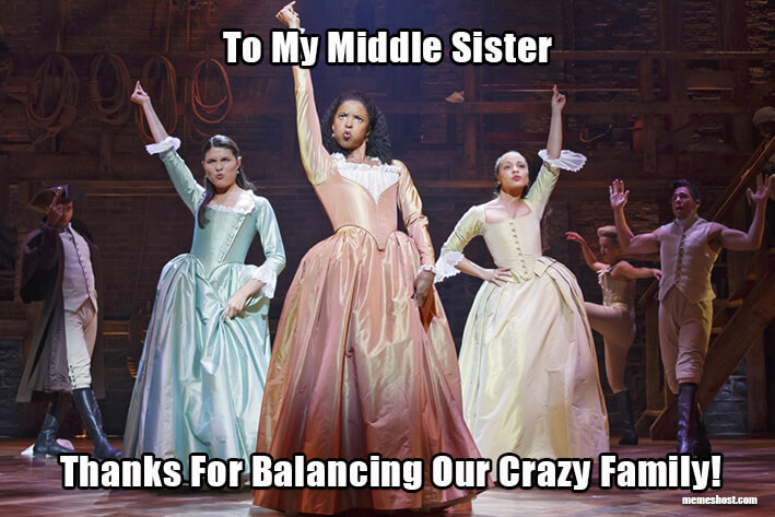 Happy Birthday Middle Sister Meme