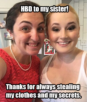 Happy Birthday Sister Meme