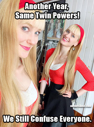 Happy Birthday Twin Sister Meme