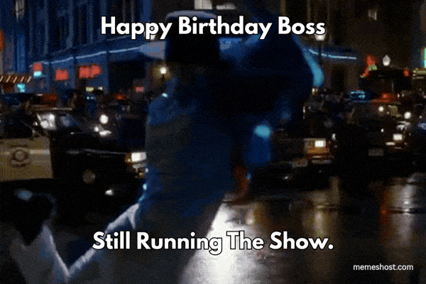 Happy Birthday Boss Meme gif