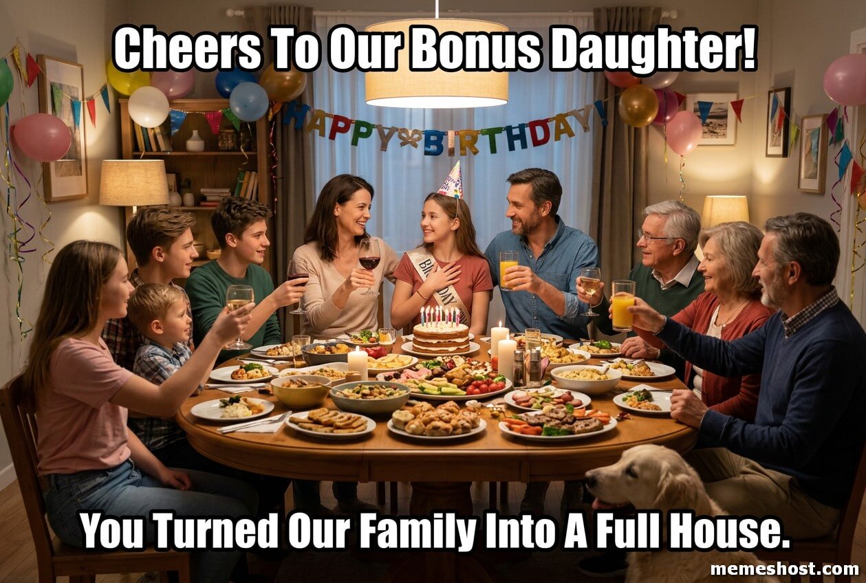 Happy Birthday Bonus Daughter Meme