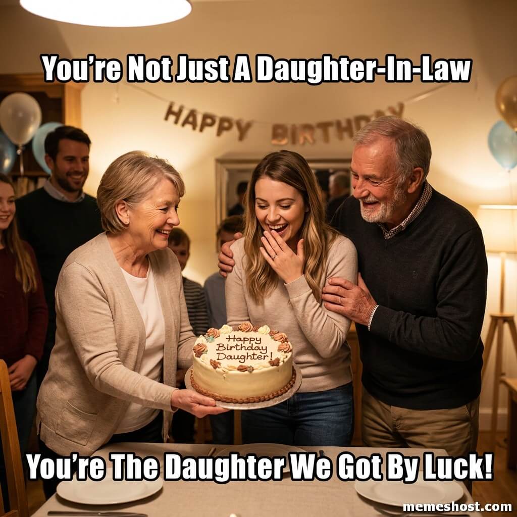 Happy Birthday, Daughter-in-Law Meme