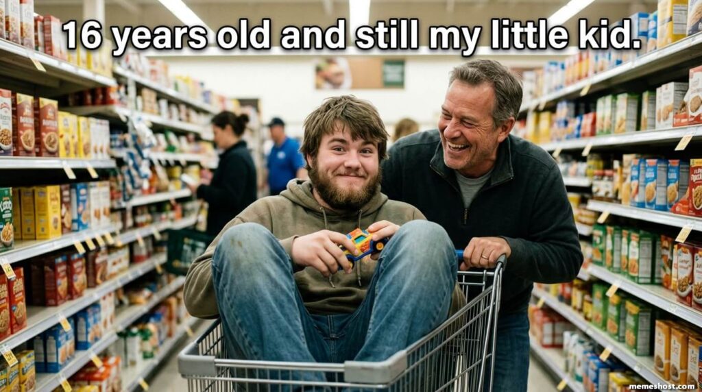 16th Birthday Meme from Dad