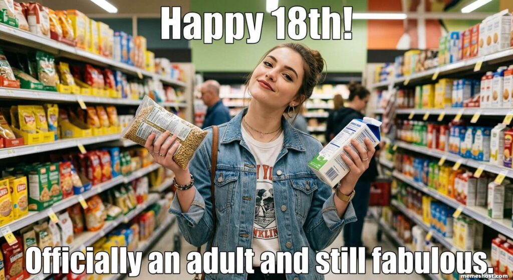 18th Birthday Memes for Her