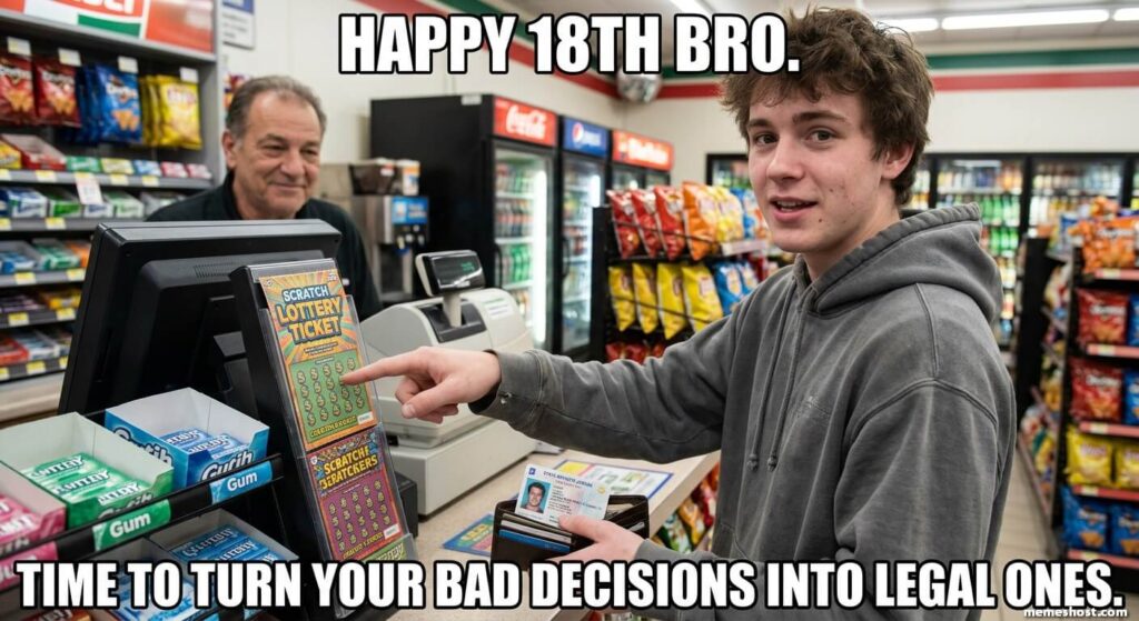 18th Birthday Memes for Him