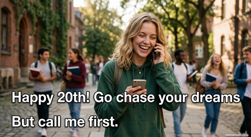 20th Birthday Meme for Daughter