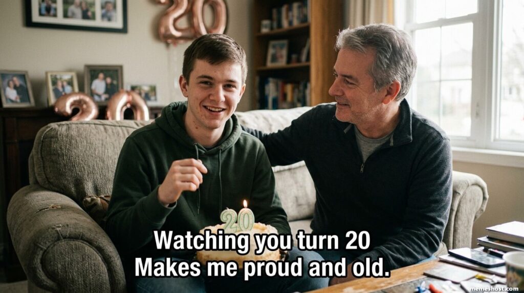 20th Birthday Meme for Son