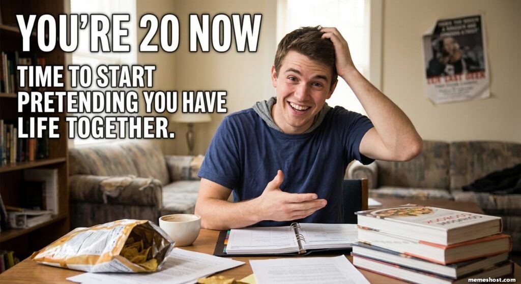 20th Birthday Meme from Dad
