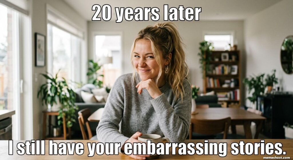 20th Birthday Meme from Mom