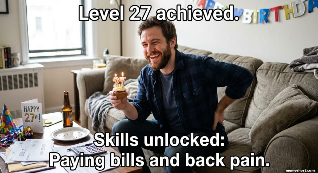 27th Birthday Memes for Him
