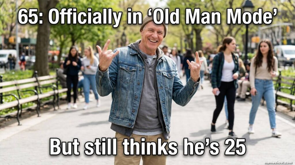 65th Birthday Meme for Him