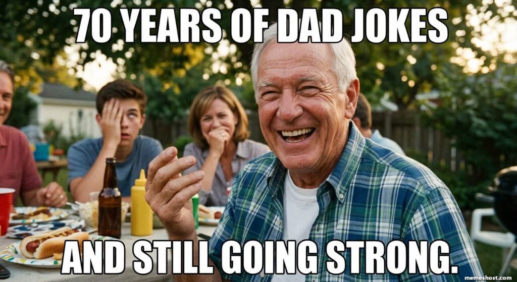 70th Birthday Meme for Him