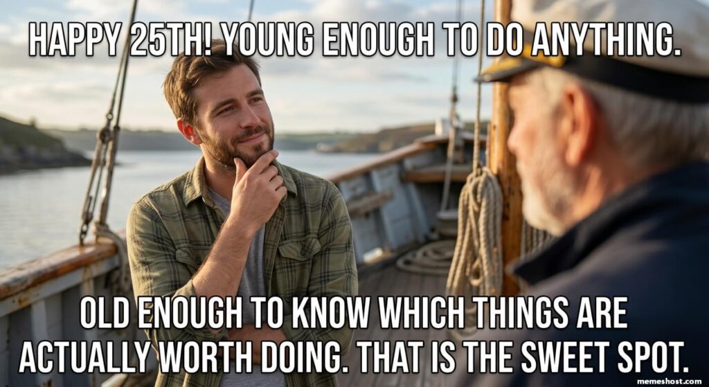 Funny 25th Birthday Memes for Him