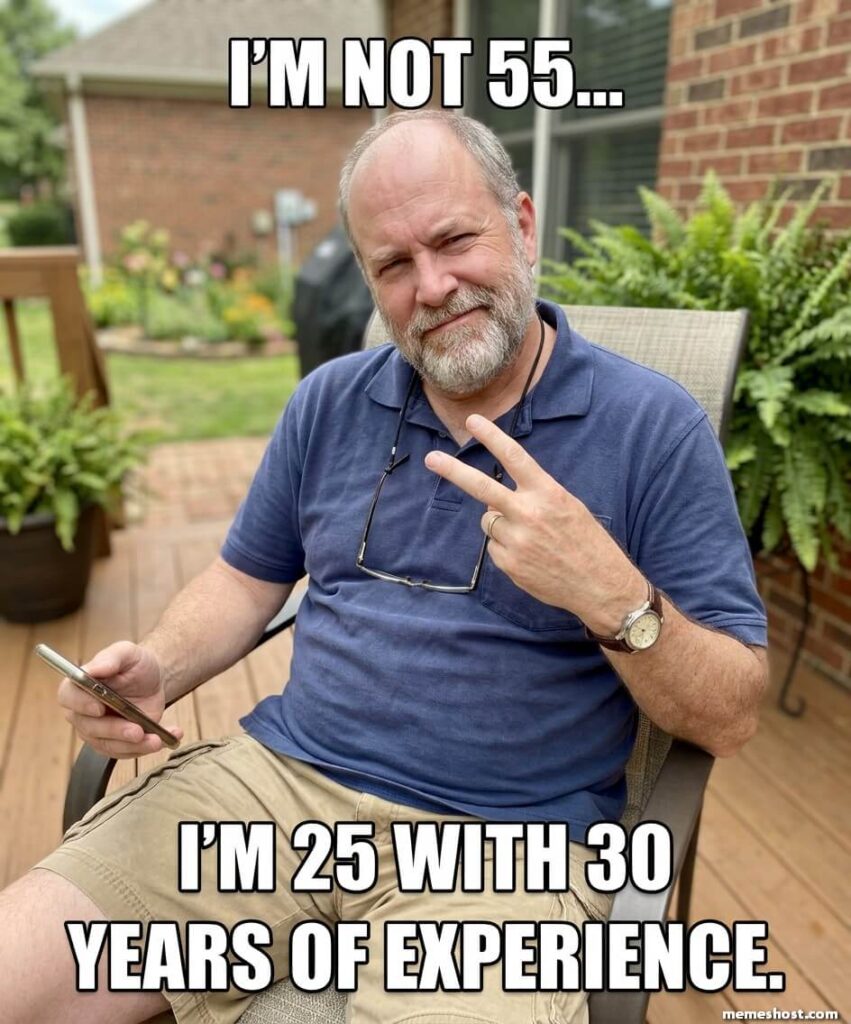 Funny 55th Birthday Meme