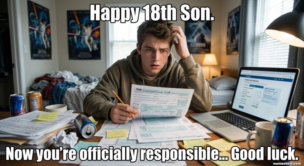 Happy 18th Birthday Son Meme