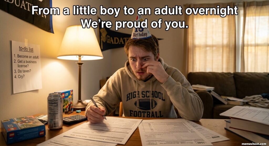 Happy 18th Birthday Son Meme
