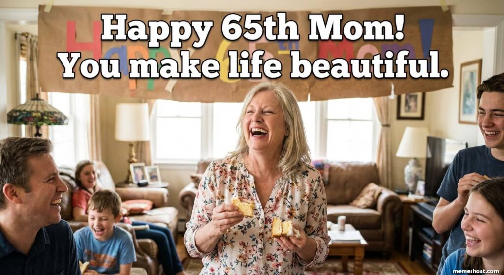 Happy 65th Birthday Mom Meme