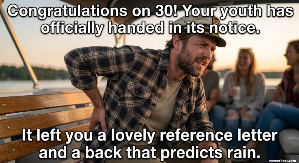 Rude and Hilarious 30th Birthday Meme