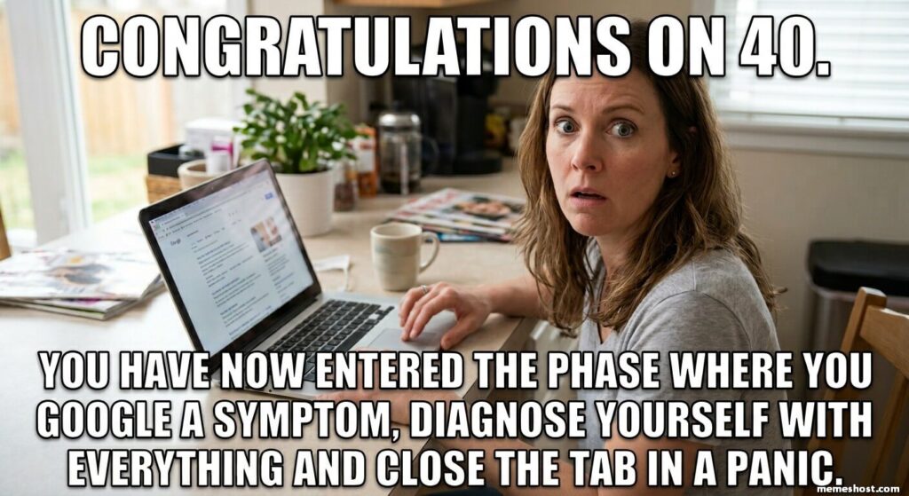 Rude and Hilarious 40th Birthday Meme