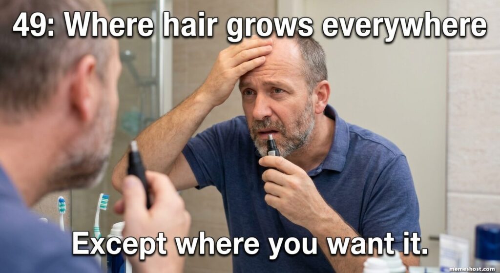 49th Birthday Meme for Him