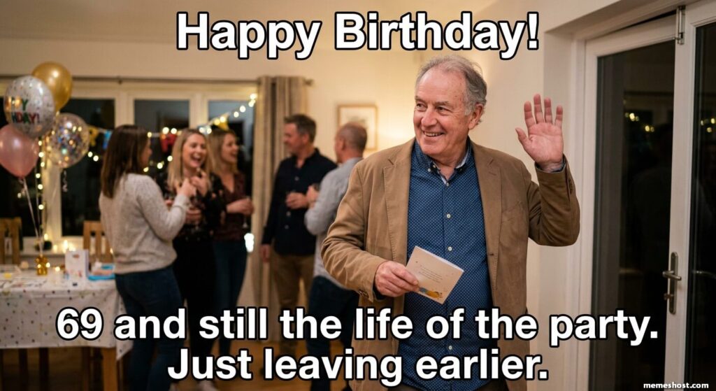 Funny 69th Birthday Meme