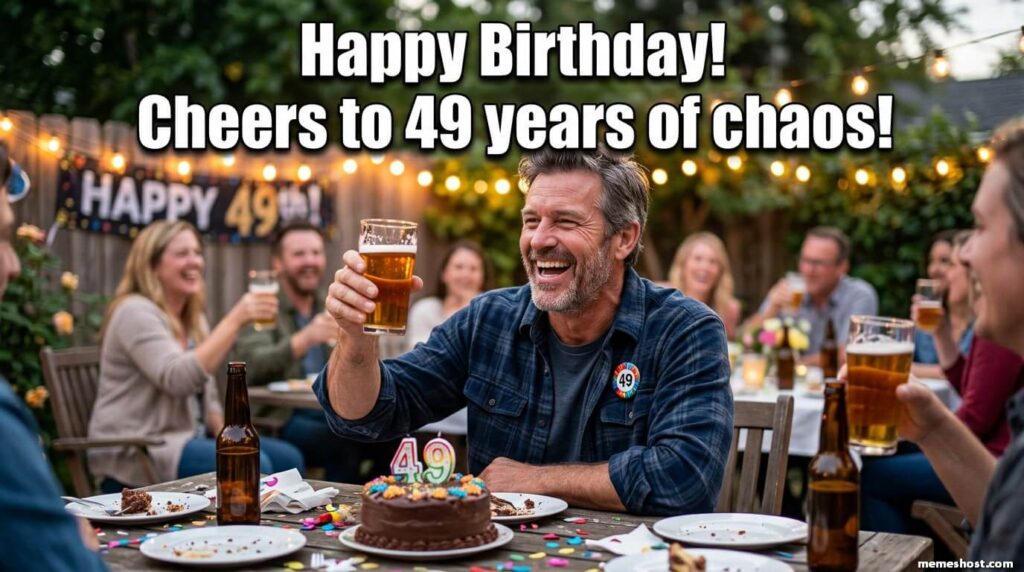 Happy 49th Friend Birthday Meme