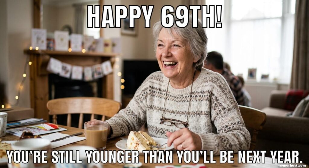 Happy 69th Birthday Sister meme
