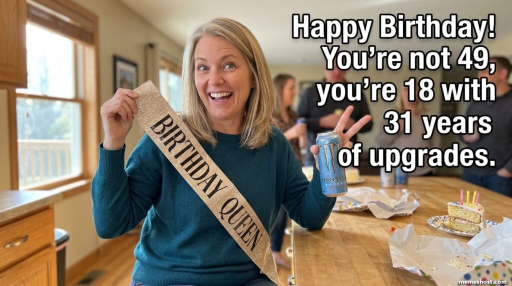 Wife 49th Birthday Meme